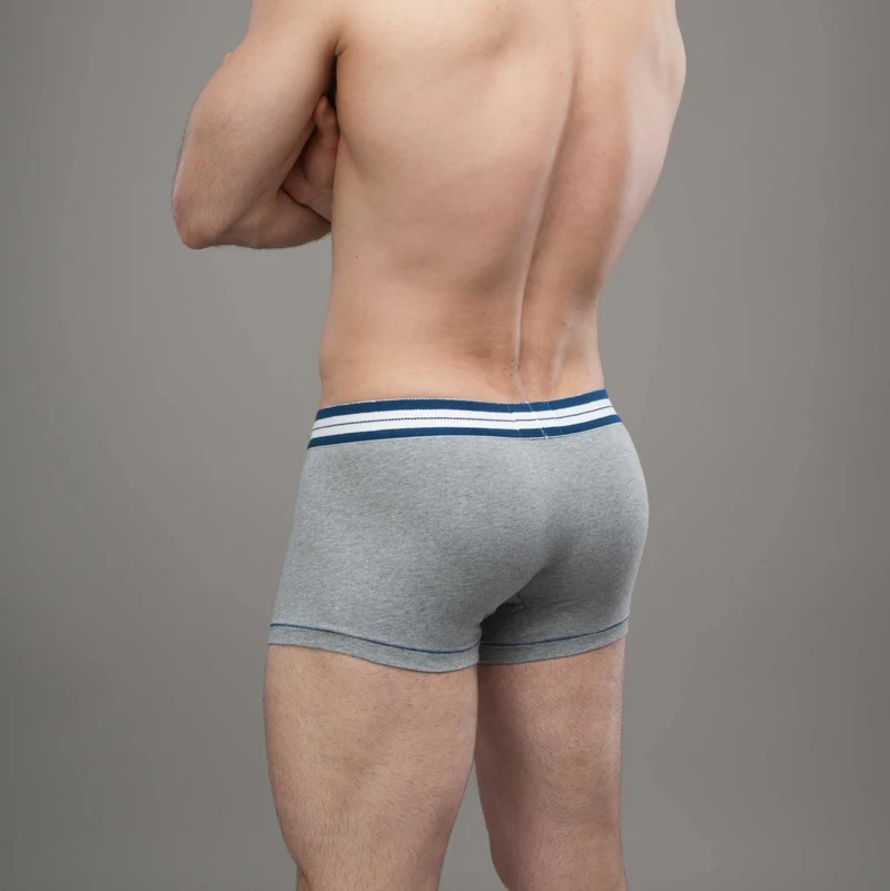 Graue Boxershorts aus Bio-Baumwolle von Bluebuck