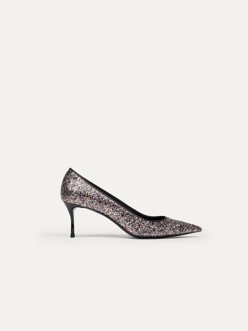 Glitzernde Pumps 10 am Monday at the office aus Baumwolle von Bikkou