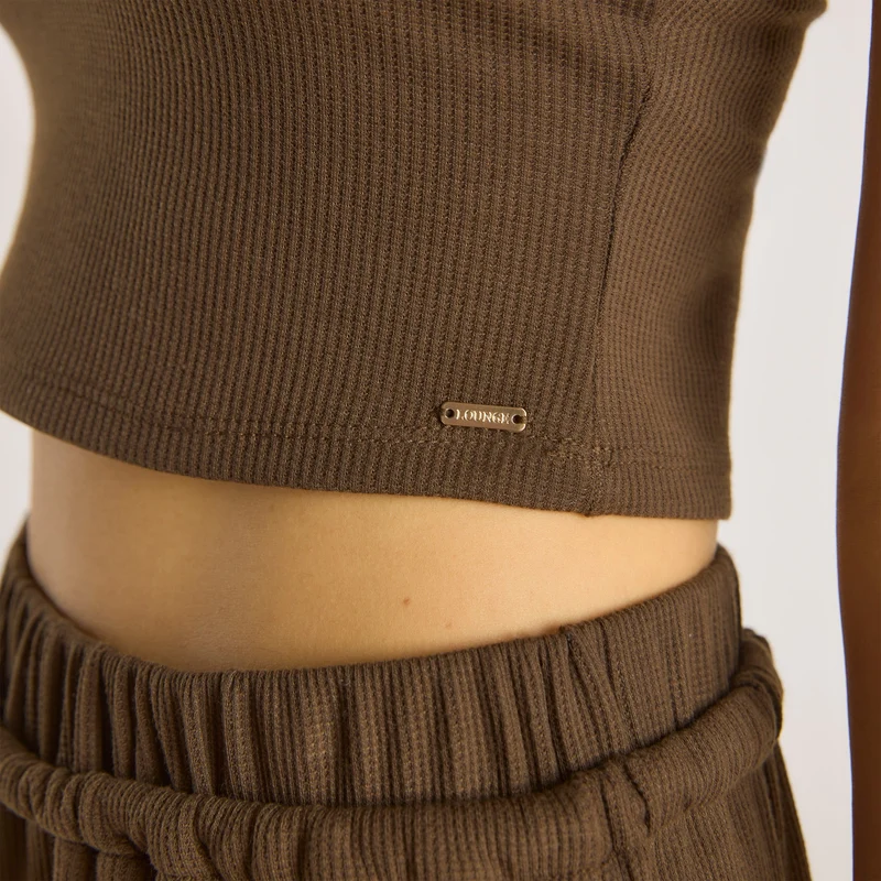 Waffle Baby Fit T-Shirt - Schokolade