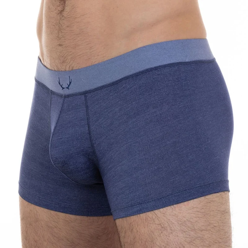 Dunkelblaue Boxershorts aus Tencel von Bluebuck