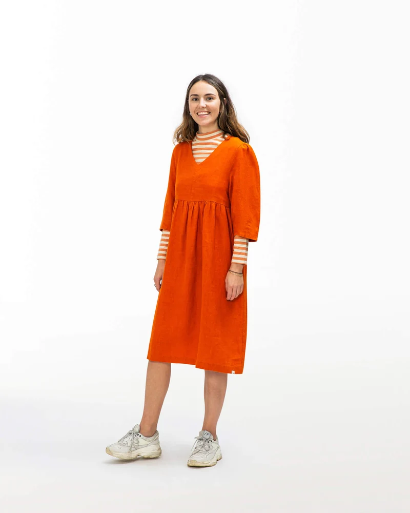 Elegant Midi Dress squash