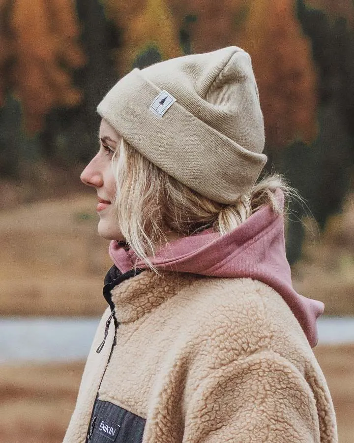 Beige Mütze Treeanie aus Baumwolle von Nikin