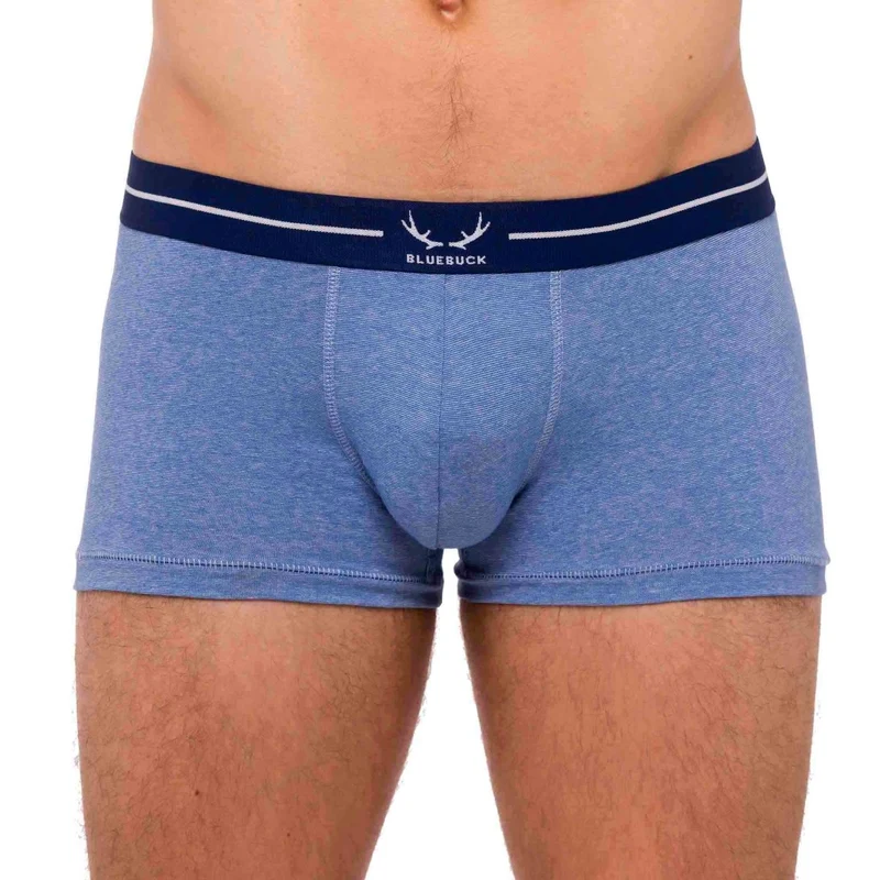 Blaue Boxershorts aus Bio-Baumwolle von Bluebuck