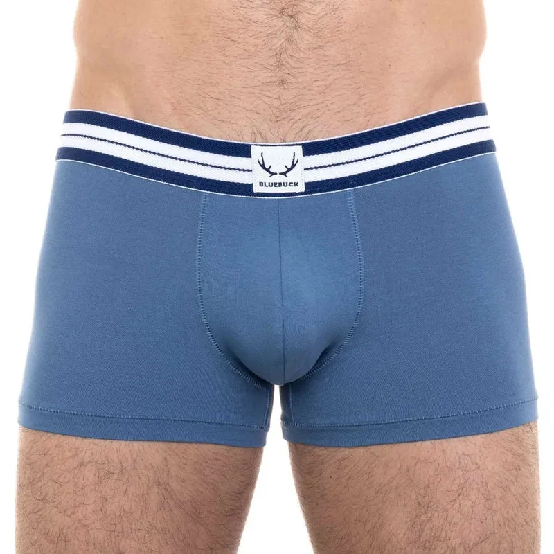 Boxer homme classique bleu lune en coton bio