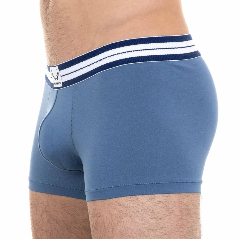 Boxer homme classique bleu lune en coton bio