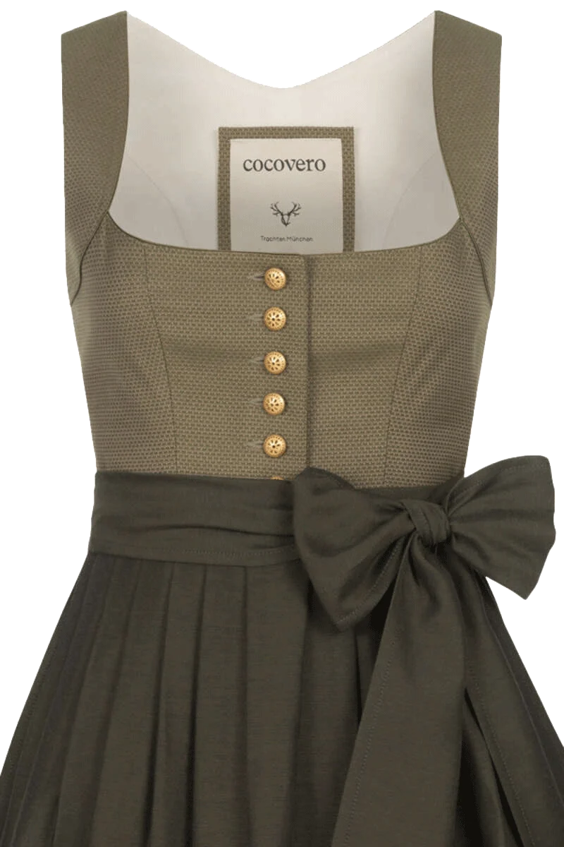 Midi Dirndl Pliseerock