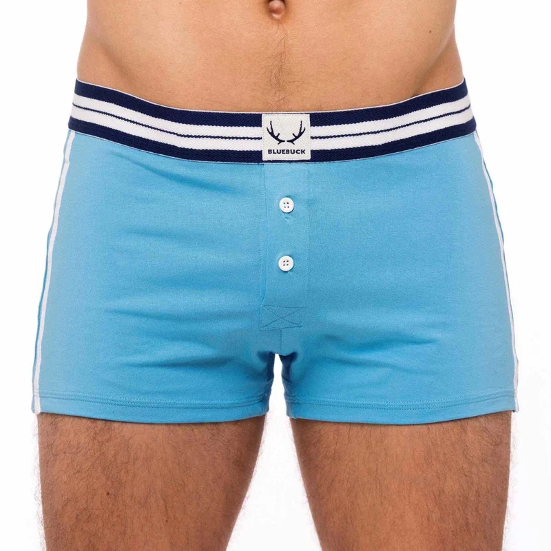 Hellblaue Unterhose aus Bio-Baumwolle von Bluebuck