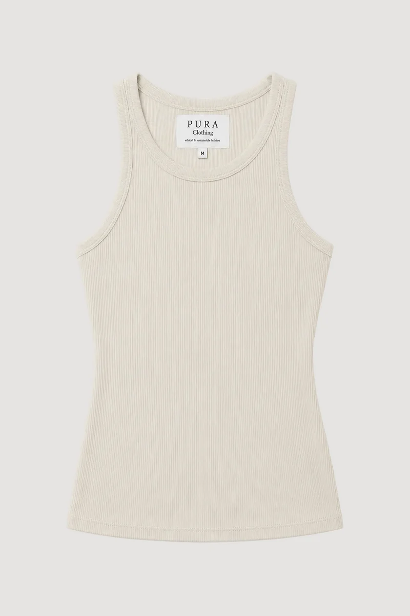 Weisses Top HANNA aus 100% Bio-Baumwolle von Pura Clothing