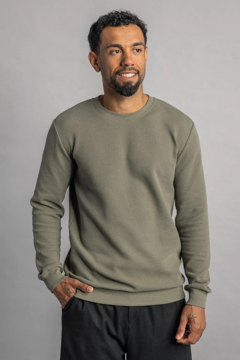 Waffle Piqué Longsleeve