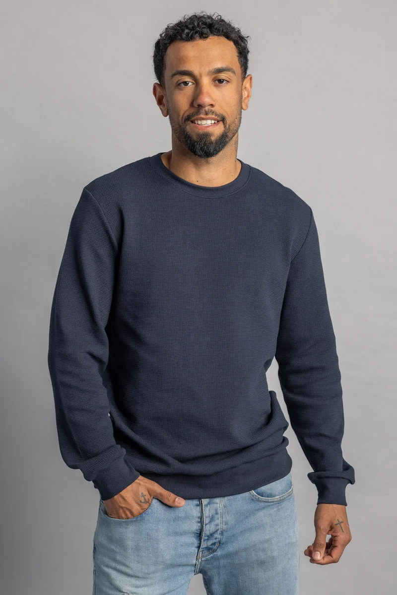 Waffle Piqué Longsleeve