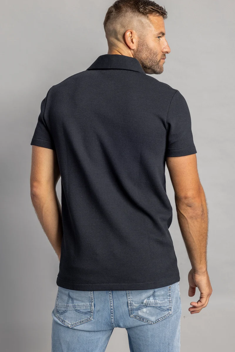 Waffle Piqué Poloshirt