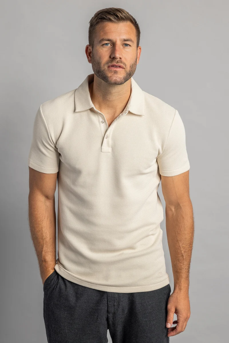 Waffle Piqué Poloshirt