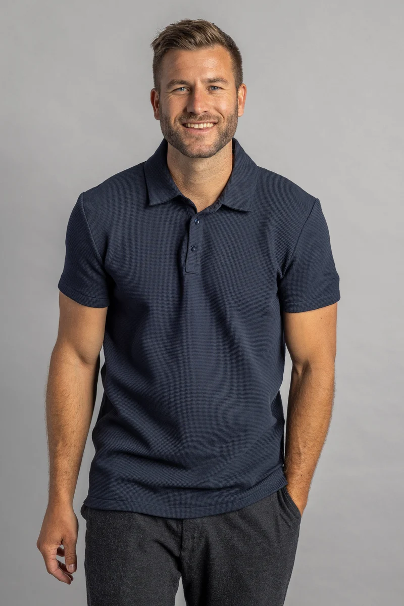 Waffle Piqué Poloshirt