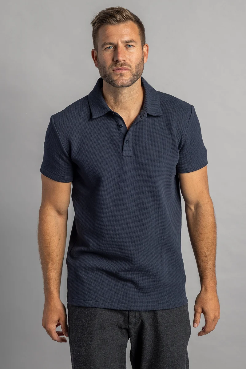 Waffle Piqué Poloshirt