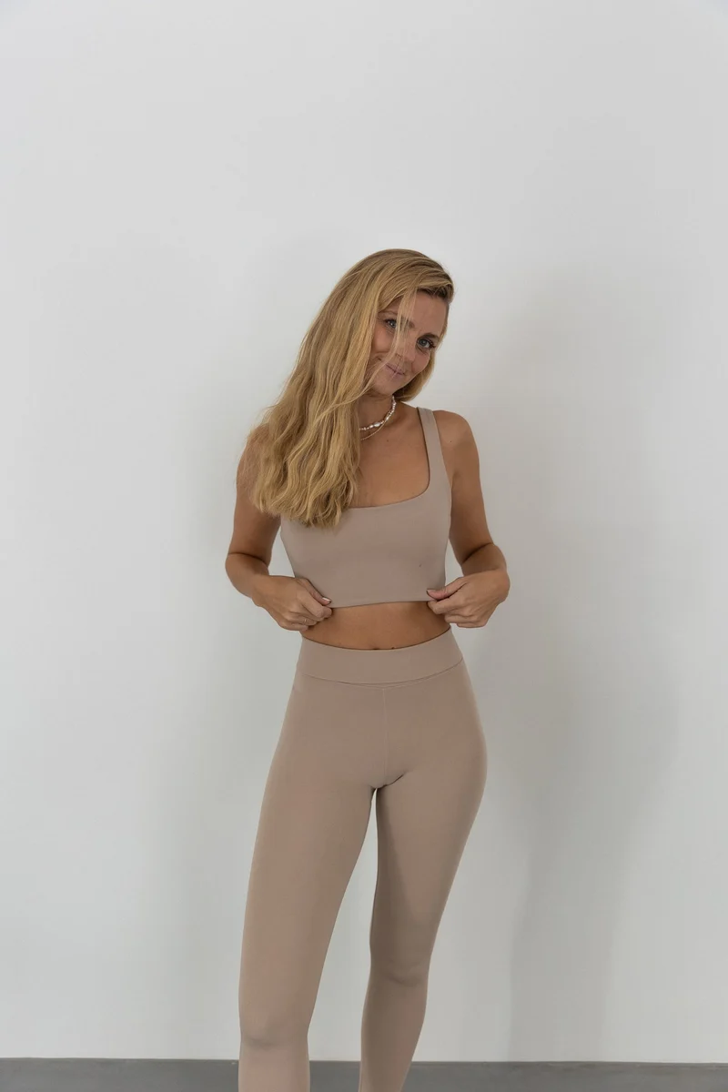 Beiges Top SIRA aus Tencel von PURA Clothing