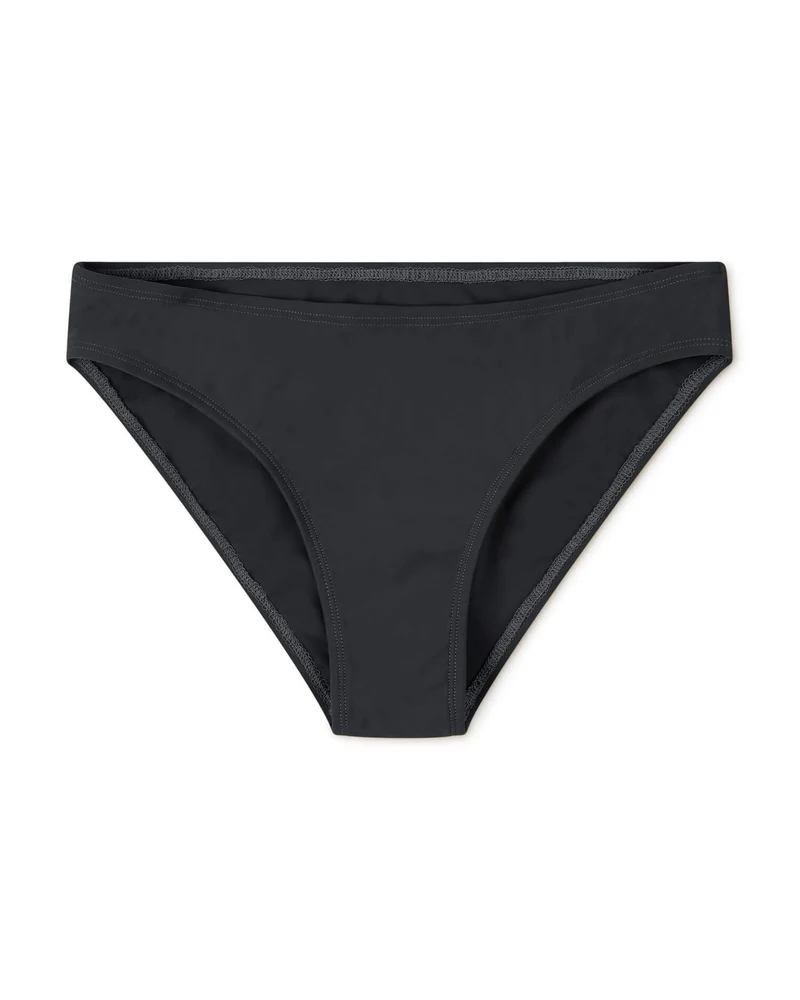 Schwarzes Bikini Unterteil aus recyceltem Polyamid von Matona