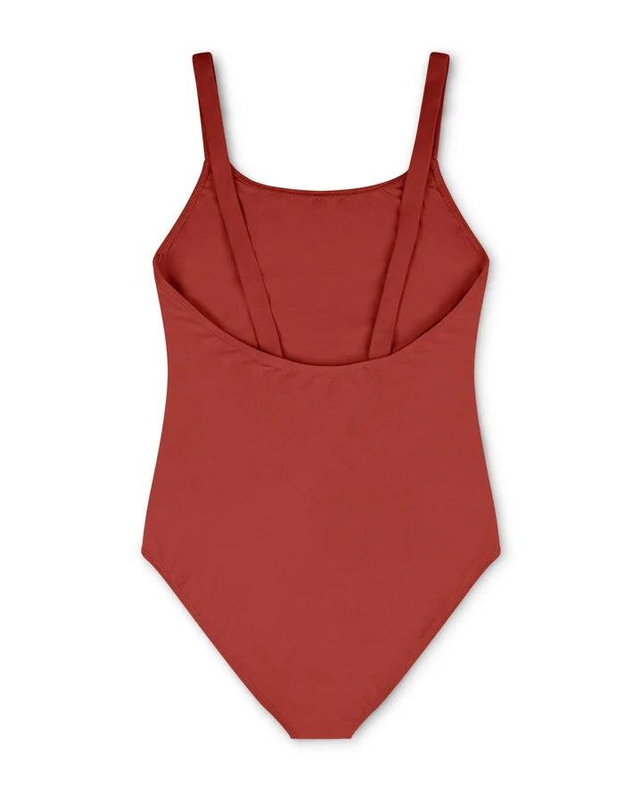 Roter Badeanzug rubia aus ECONYL® Regenerated Nylon von Matona