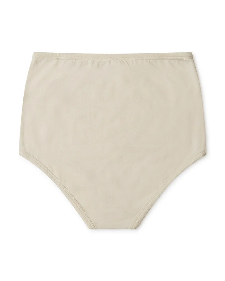 Weisser Slip ecru aus Bio-Baumwolle von Matona