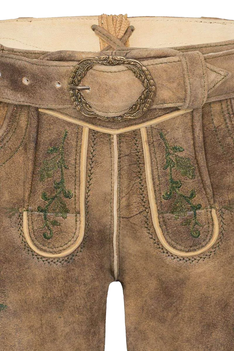 Kinder Lederhose mit Gürtel