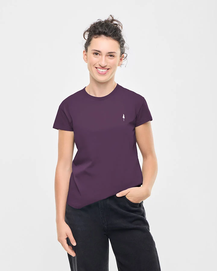 Violettes T-Shirt Tree aus 100% Bio-Baumwolle von Nikin