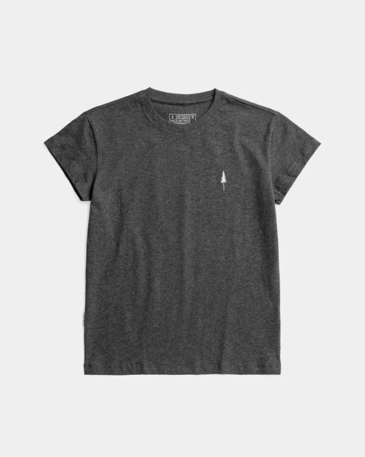Schwarzes T-Shirt Tree aus Bio-Baumwolle von Nikin