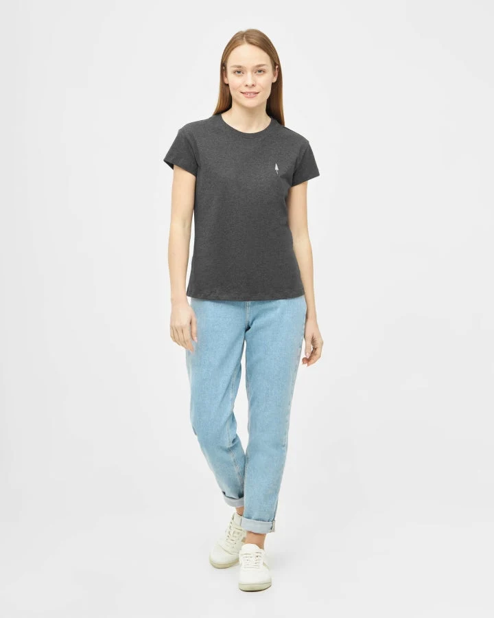 Schwarzes T-Shirt Tree aus Bio-Baumwolle von Nikin