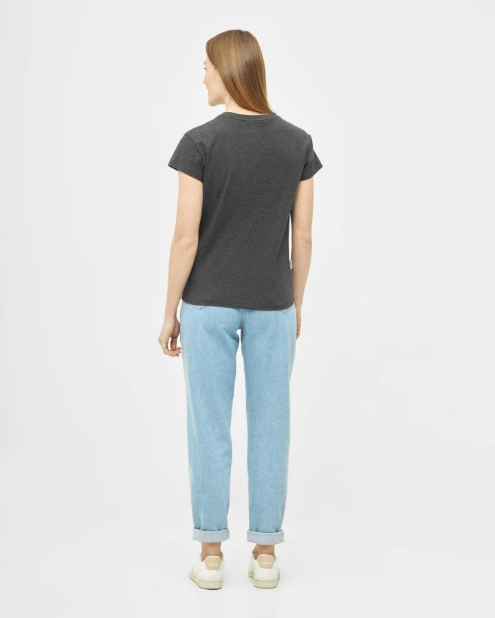 Schwarzes T-Shirt Tree aus Bio-Baumwolle von Nikin