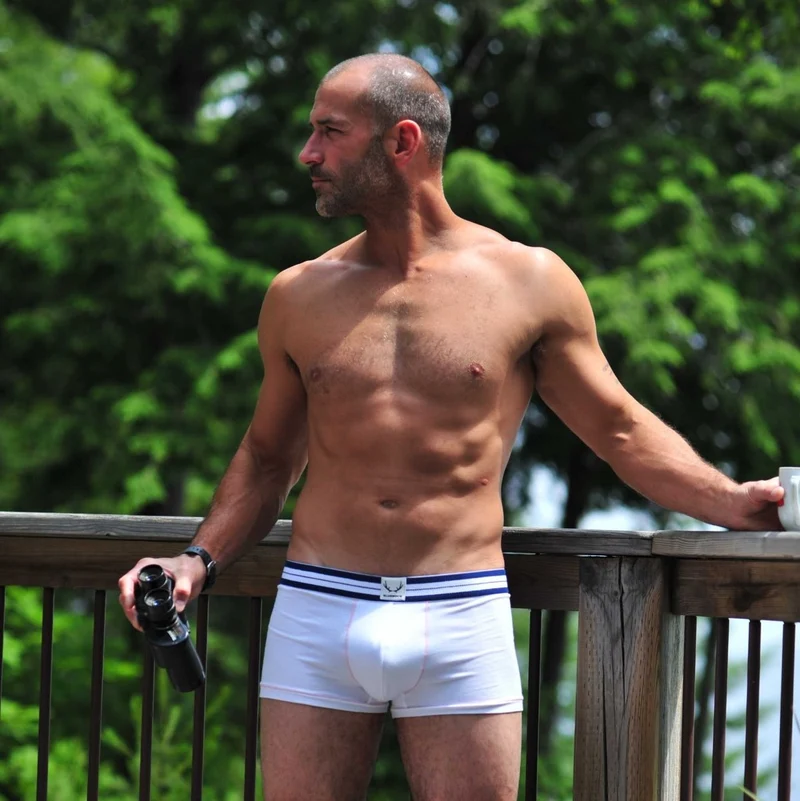 Weisse Boxershorts aus Bio-Baumwolle von Bluebuck