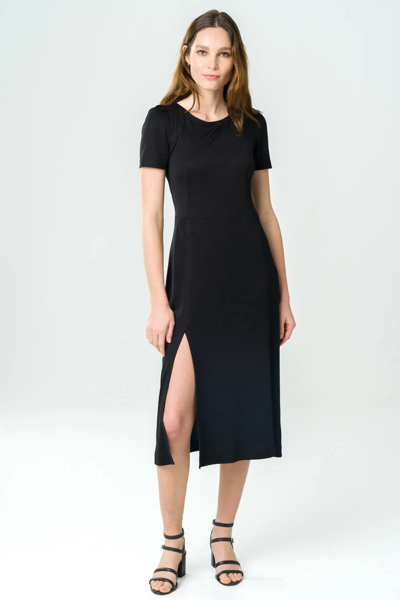 Kleid Victoria in schwarz aus Tencel™ von AVANI