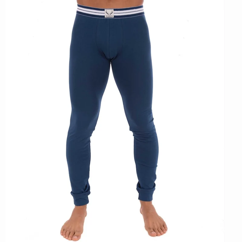 Marineblaue Leggings aus Bio-Baumwolle von Bluebuck