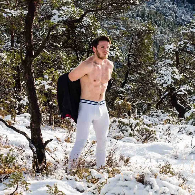 Marineblaue Leggings aus Bio-Baumwolle von Bluebuck