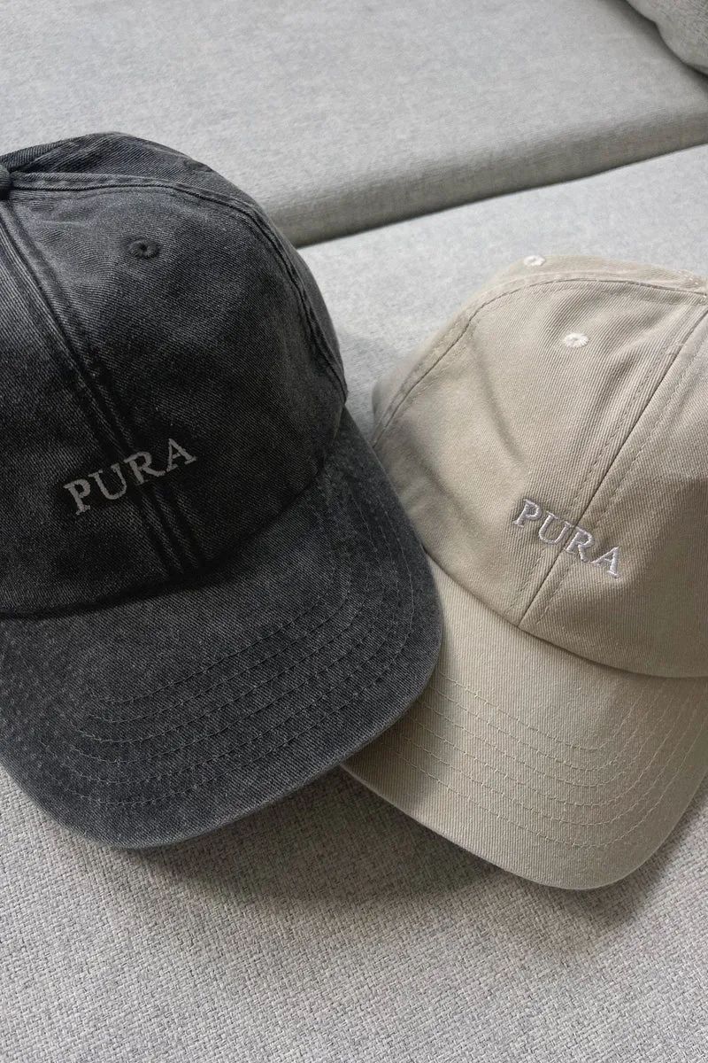 Dunkle Cap THE PURA aus 100% Bio-Baumwolle von Pura Clothing