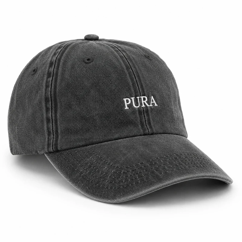 Dunkle Cap THE PURA aus 100% Bio-Baumwolle von Pura Clothing