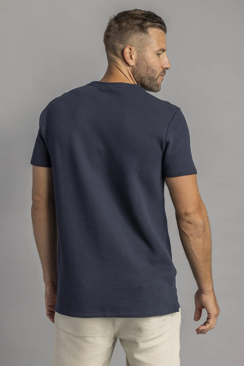 Waffle Piqué T-Shirt aus Bio Baumwolle von Dirts