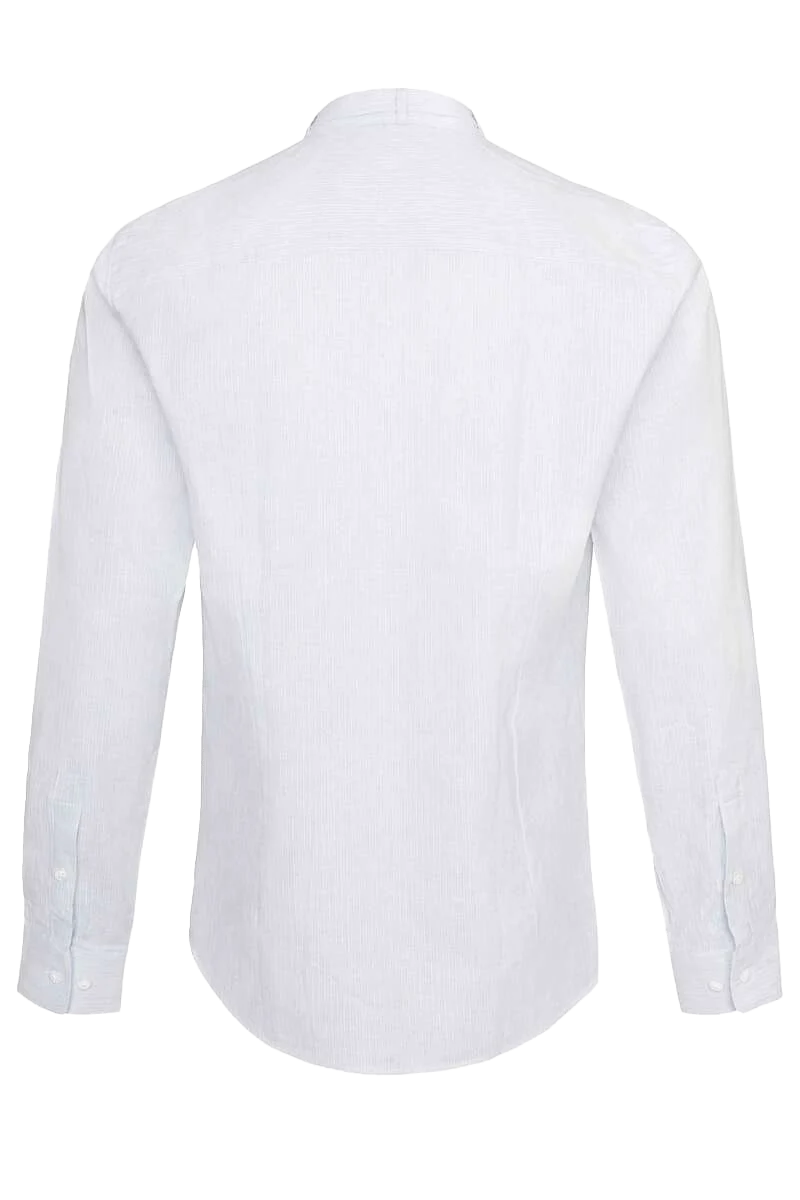 Trachtenhemd Stehbund slim-fit