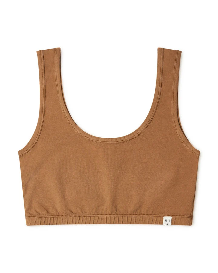 Brauner BH toffee aus Bio-Baumwolle von Matona