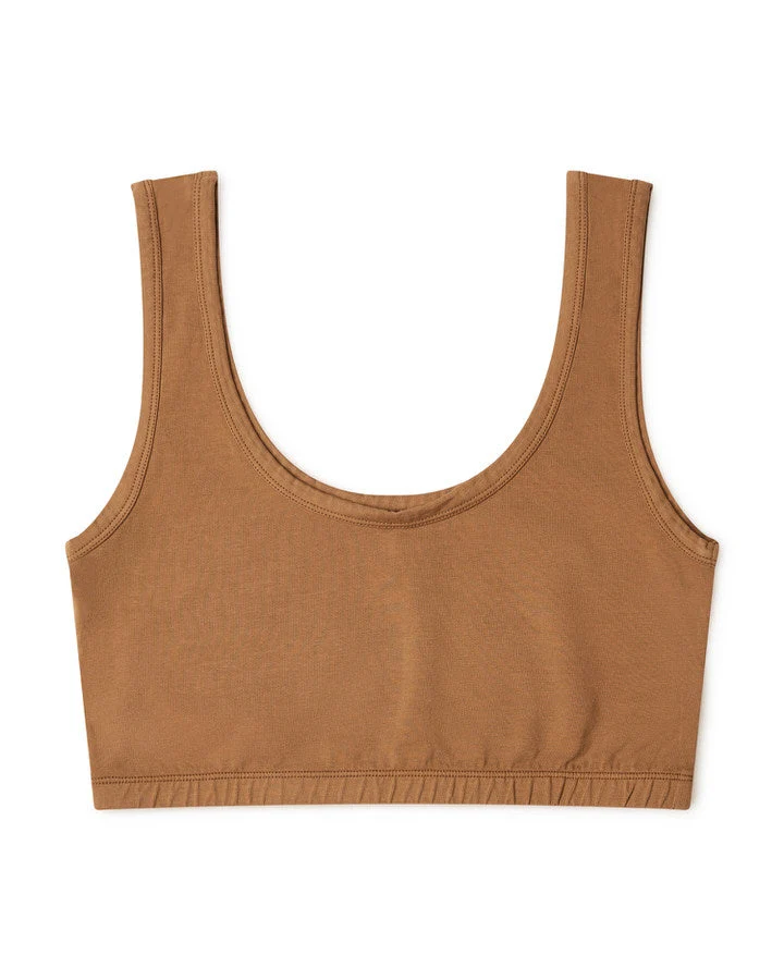 Brauner BH toffee aus Bio-Baumwolle von Matona