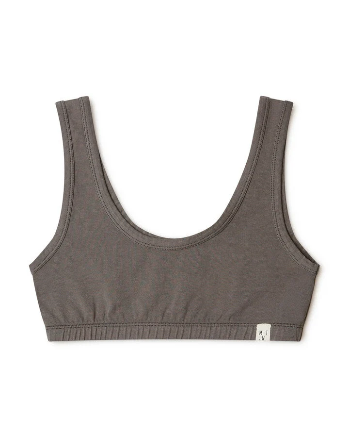 Grauer BH graphite aus Bio-Baumwolle von Matona
