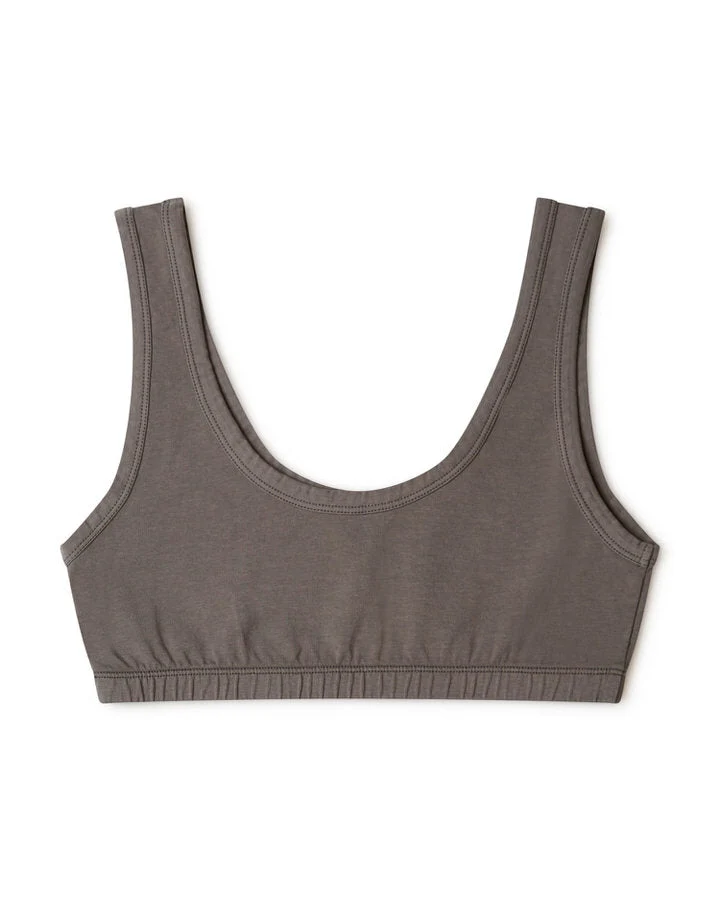 Grauer BH graphite aus Bio-Baumwolle von Matona