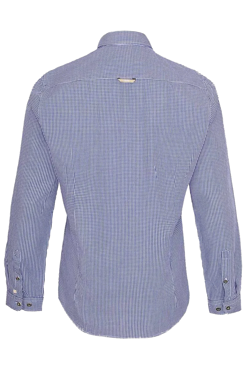 Trachtenhemd kariert Slim fit