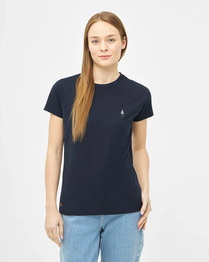 Dunkelblaues T-Shirt TreeShirt Circular aus NaNea von Nikin