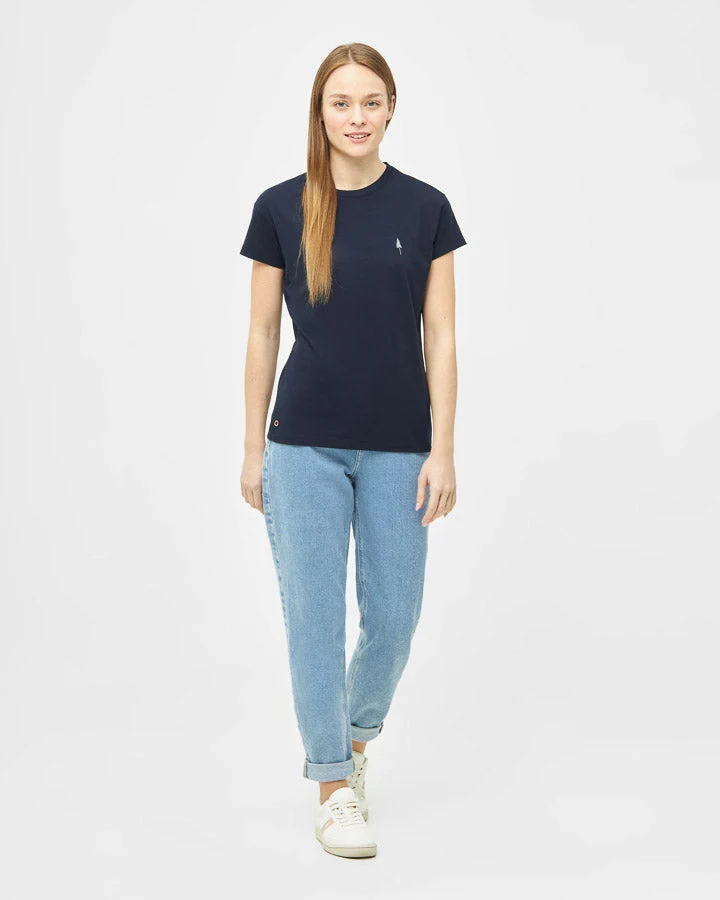 Dunkelblaues T-Shirt TreeShirt Circular aus NaNea von Nikin