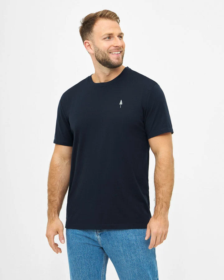 Dunkelblaues T-Shirt TreeShirt Circular aus NaNea von Nikin