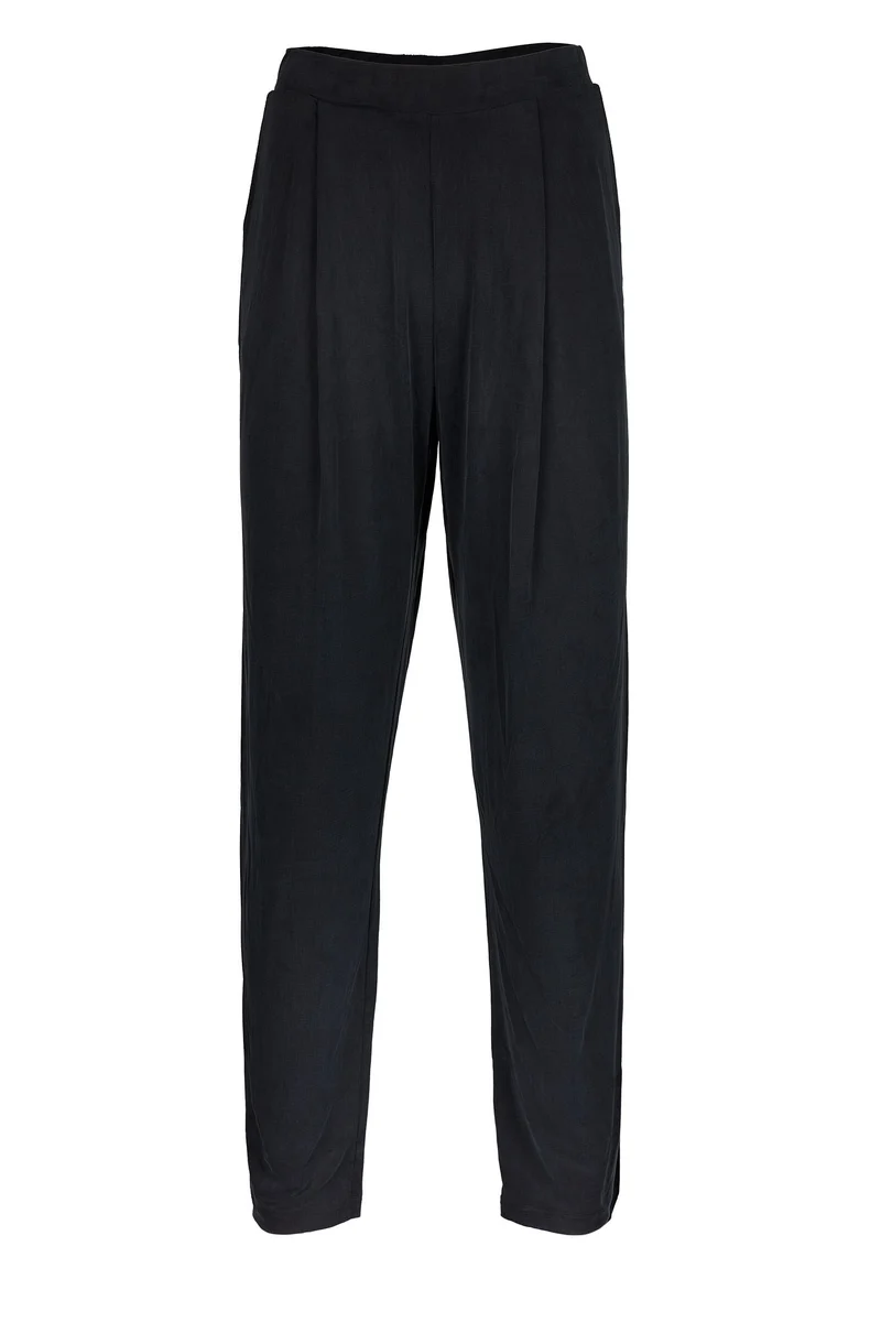 Schwarze Lounge Hosen aus Cupro von MOYA KALA