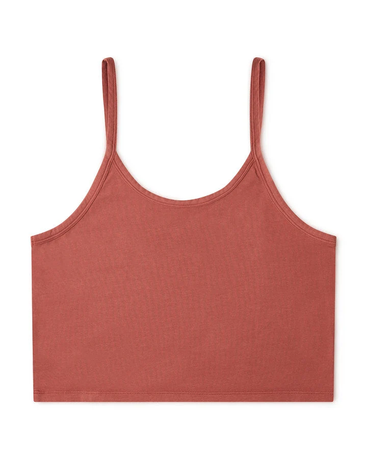 Basic Crop Top rooibos
