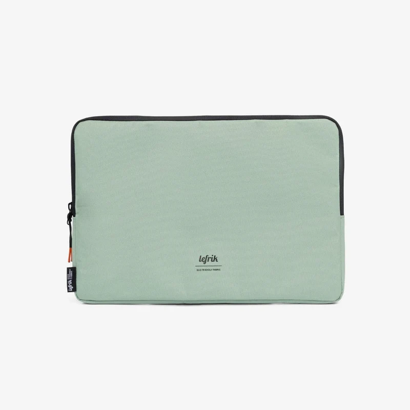 Grüne Laptoptasche Capture Sage aus recyceltem PET von Lefrik