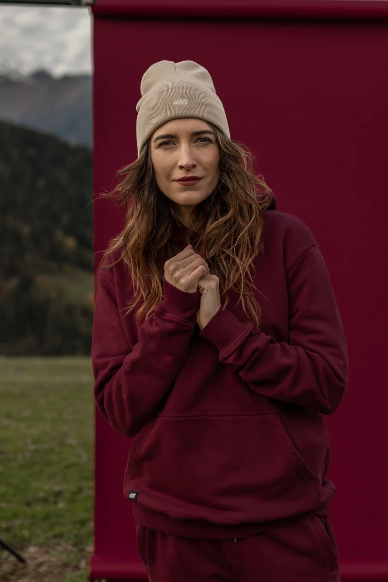 Dunkel-blaue Beanie Classic aus 100% Bio-Baumwolle von DIRTS