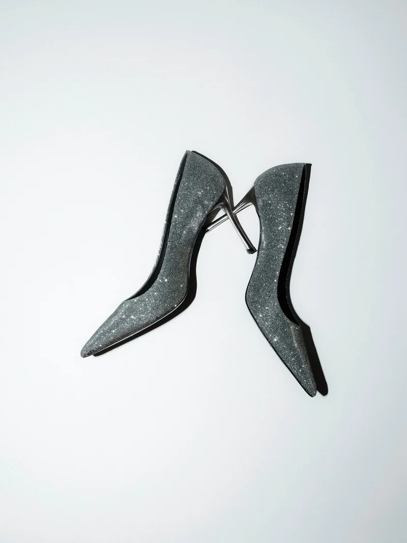 Glitzer Pumps 8 pm Romantic dinner aus pflanzliche Rohstoffen von Bikkou