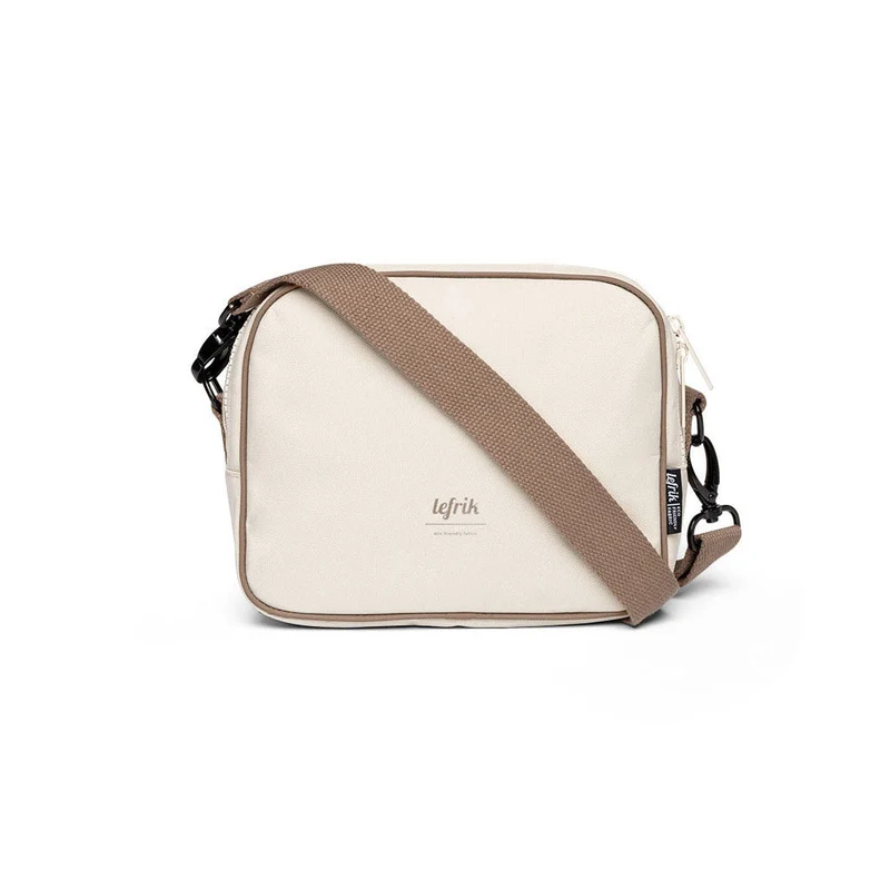 Beige Corssbody-Tasche Tokay Tech (2.5l) aus recycelten PET-Plastikflaschen