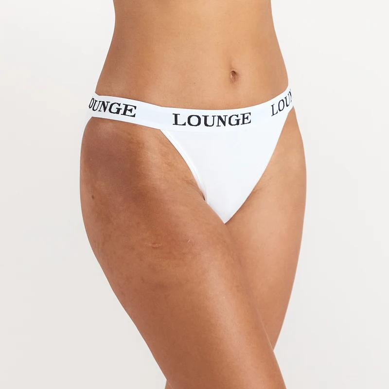 Bamboo Triangle Slip - Ganz Weiß